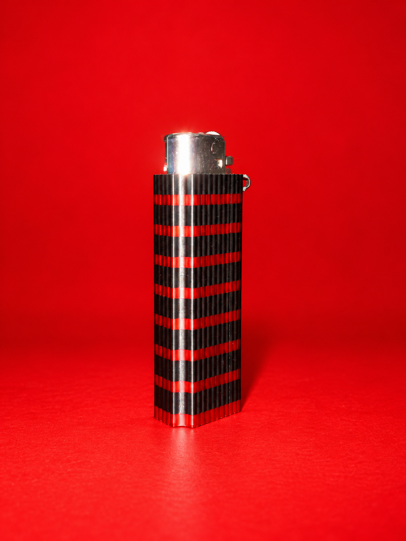 nami  matte red＆matte black  【ライターケース　ライター付き】